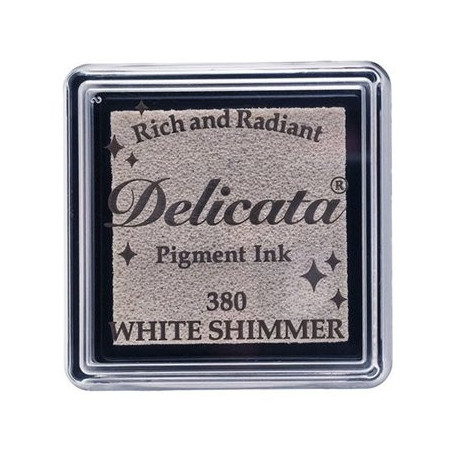 Mini Pad Delicata : White shimmer 