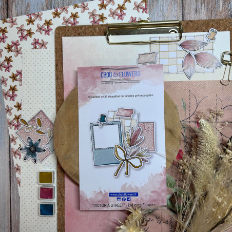 DIECUTS FLOWERS: Victoria Street  - Chou and flowers 