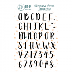 Tampons clear Adorable alphabet - HA PI Little Fox 