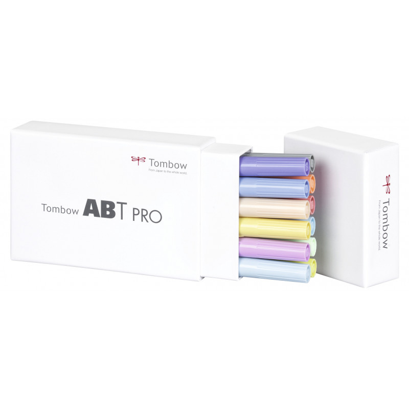 Tombow ABT PRO Set de 12 Couleurs pastels 