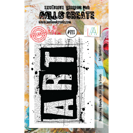 AALL and Create Stamp Set -923 - Art Typewriter