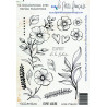 Tampon cling : Collection Esprit Nature- love fleurs - La Petite Francaise 
