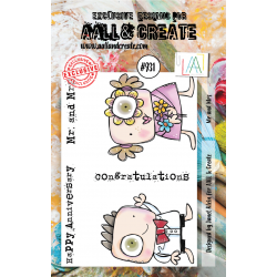 AALL and Create Stamp Set -931 - Mr & Mrs 