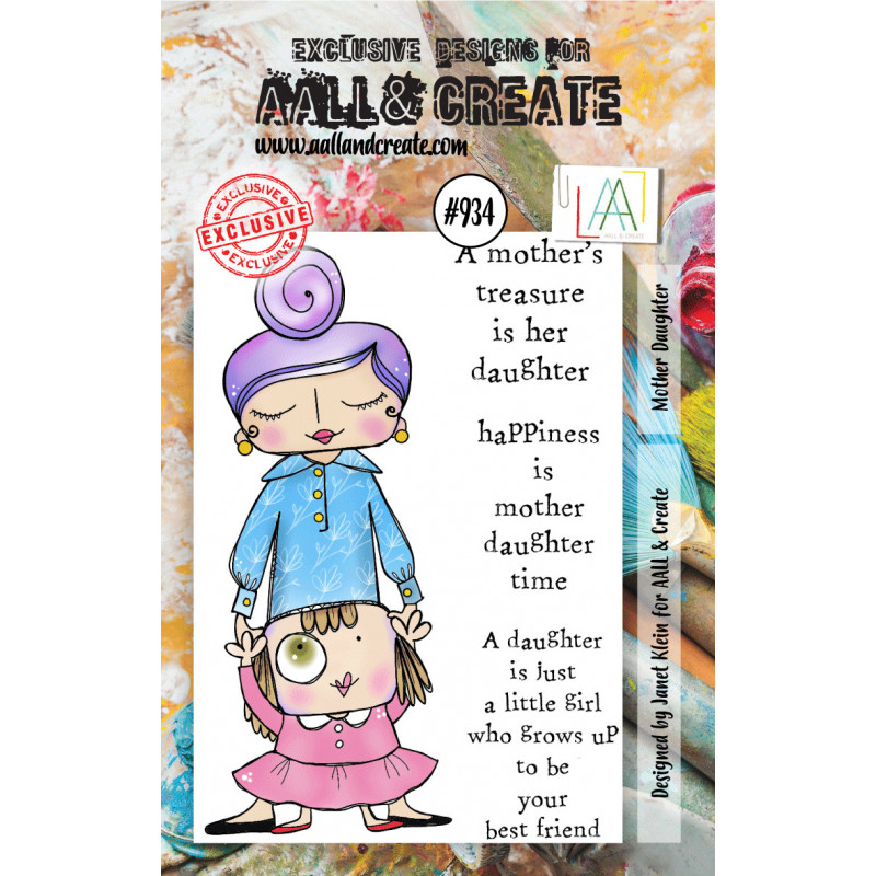 AALL and Create Stamp Set -934 - Mother Daughter 