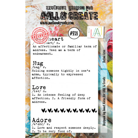 AALL and Create Stamp Set -938 - Define Love 