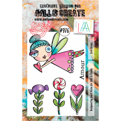 AALL and Create Stamp Set -976 - Love Grows 