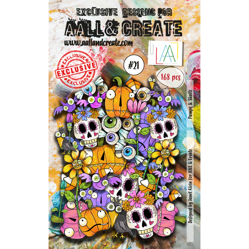 AALL and Create - 21 - Ephemera Die-Cuts - Pumps & Skullz 