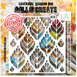 "AALL and Create - 178 - 6""x6"" Stencil - Crisp Tulips" 