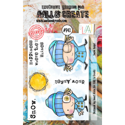 AALL and Create - 943 - A7 Stamp Set - Snow Angel 