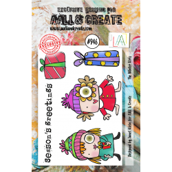 AALL and Create - 946 - A7 Stamp Set - The Winter Girls 