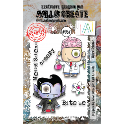 AALL and Create - 957 - A7 Stamp set - Weird Science