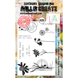 AALL and Create - 991 - A6 Stamp Set - Petal Path 