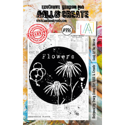 AALL and Create - 996 - A7 Stamp set - Seeds Of The World 