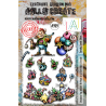 AALL and Create - 999 - A5 Stamp Set - Candy Town Elves 