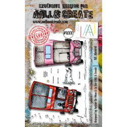 AALL and Create - 1000 - A6 Stamp Set - All Aboard 