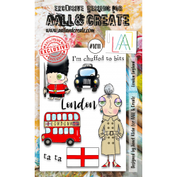 AALL and Create - 1011 - A6 Stamp Set - London England 