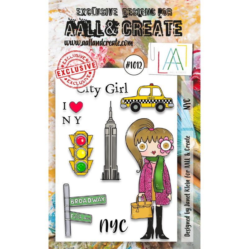 AALL and Create - 1012 - A6 Stamp Set - NYC 