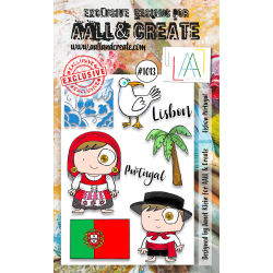 AALL and Create - 1013 - A6 Stamp Set - Lisbon Portugal 