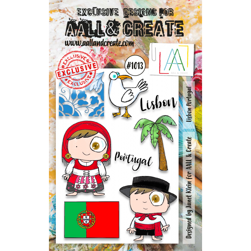 AALL and Create - 1013 - A6 Stamp Set - Lisbon Portugal 