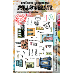 AALL and Create - 1045 - A5 Stamp Set - Sugar Delights 