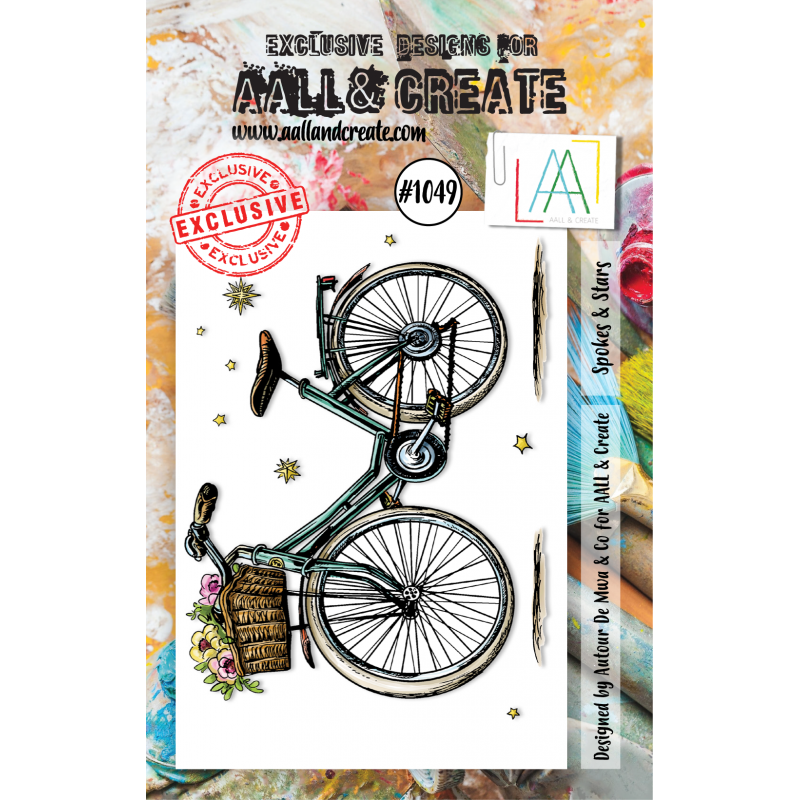 AALL and Create - 1049 - A7 Stamp Set - Spokes & Stars 