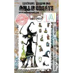 AALL and Create - 1054 - A6 Stamp - Miss Bubbles 