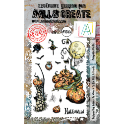AALL and Create - 1055 - A6 Stamp - Pumpkin Party 