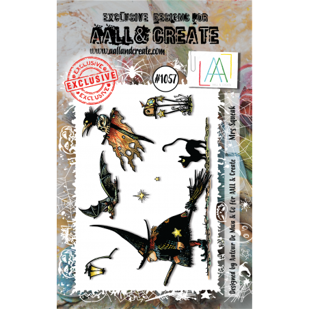 AALL and Create - 1057 - A7 Stamp - Mrs Squeak 