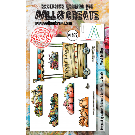 AALL and Create - 1059 - A6 Stamp - Versi Trolley 