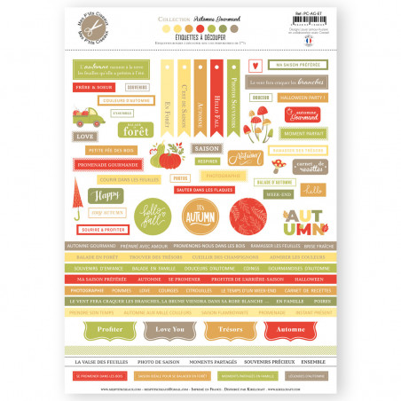 Automne Gourmand étiquettes - Mes Ptits Ciseaux 