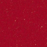 Feuille véritable toile tissé 30x30cm rouge avec paillettes 