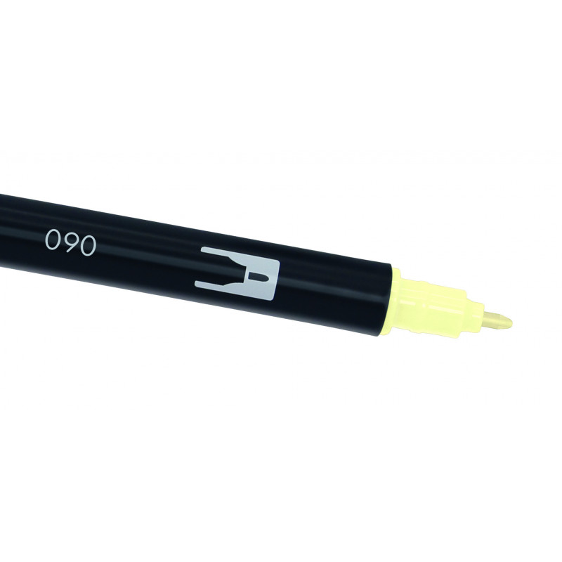 Feutres pinceaux ABT Dual Brush Pen, jaune - TOMBOW 