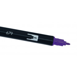 Feutres pinceaux ABT Dual Brush Pen, prune noire - TOMBOW 