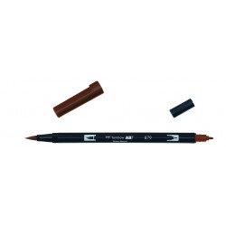 Feutres pinceaux ABT Dual Brush Pen, marron - TOMBOW 