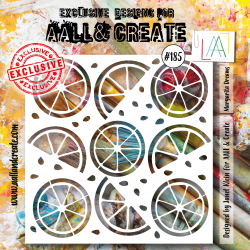 AALL and Create : 185 - 6'x6' Stencil - Margarita Dreams 