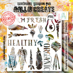 AALL and Create : 186 - 6'x6' Stencil - Organitastic 