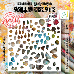 AALL and Create : 191 - 6'x6' Stencil - Shards 