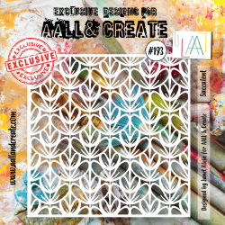 AALL and Create : 193 - 6'x6' Stencil - Succulent 