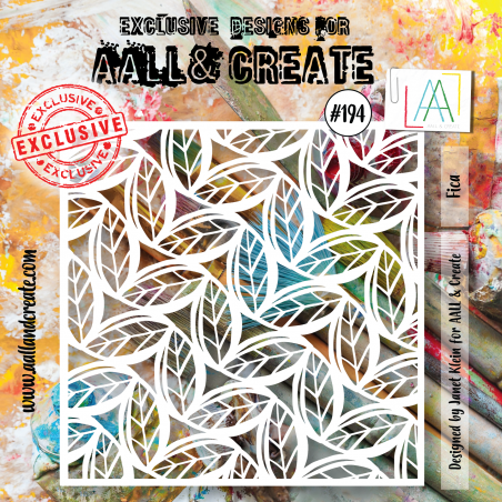 AALL and Create : 194 - 6'x6' Stencil - Fica 