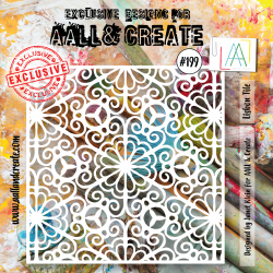 AALL and Create : 199 - 6'x6' Stencil - Lisbon Tile 