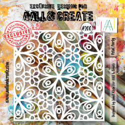 AALL and Create : 200 - 6'x6' Stencil - Petal Party 