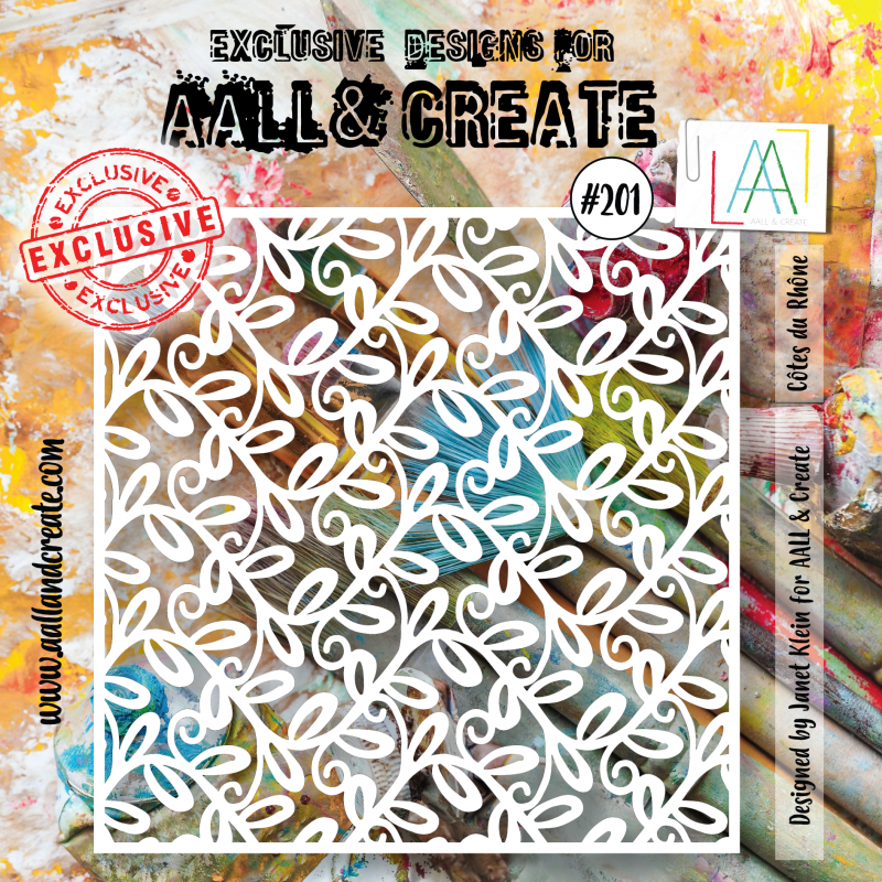 AALL and Create : 201 - 6'x6' Stencil - Côtes du Rhône 