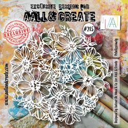 AALL and Create : 215 - 6'x6' Stencil - Petalissomely 