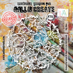 AALL and Create : 216 - 6'x6' Stencil - Ivy Maze 