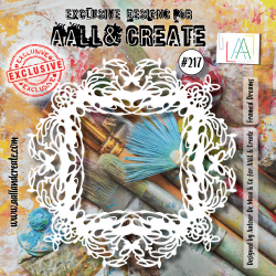 AALL and Create : 217 - 6'x6' Stencil - Framed Dreams 