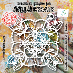 AALL and Create : 220 - 6'x6' Stencil - Beaded Lace 