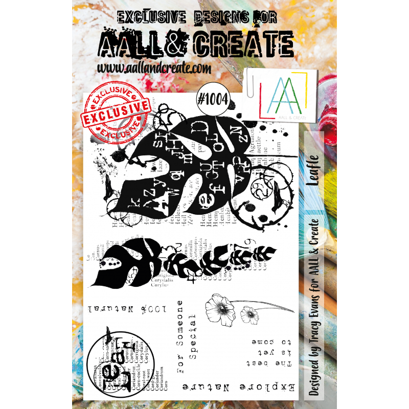 AALL and Create : 1004 - A6 Stamp Set - Leafle 