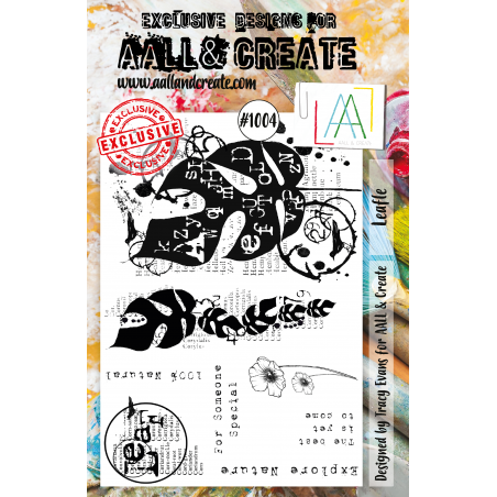 AALL and Create : 1004 - A6 Stamp Set - Leafle 