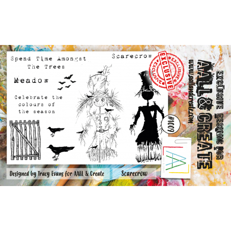 AALL and Create : 1009- A6 Stamp Set - Scarecrow 