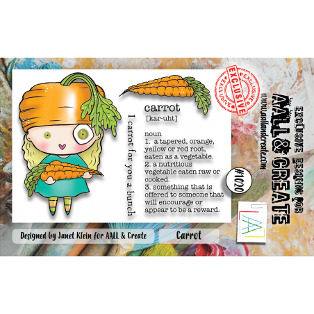 AALL and Create : 1020 - A7 Stamp Set - Carrot 